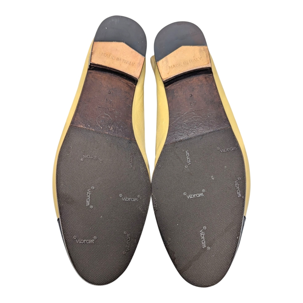 Chanel ballet flats ballerinas two tone beige black CC logo cap toe 41 - Picture 11 of 13
